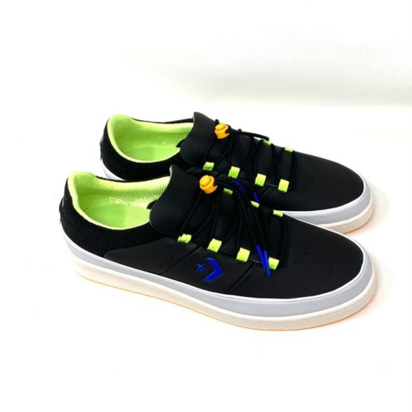 💖MEGA SALE💖Converse Sneakers Men's 166597C Pro Leather Ox Black Jet Stream - Picture 2 of 9